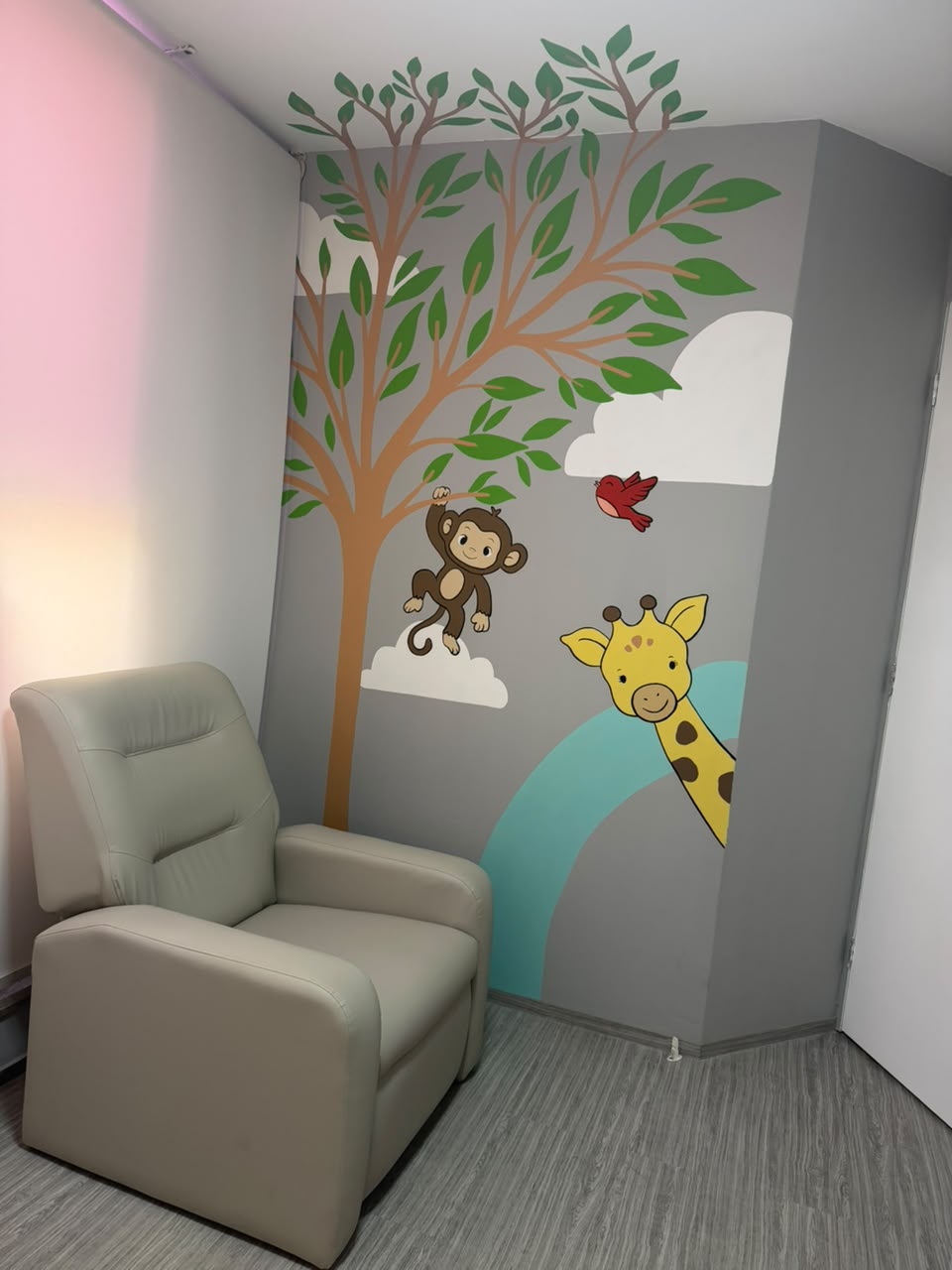 Sala de vacinação infantil da Imuna Health